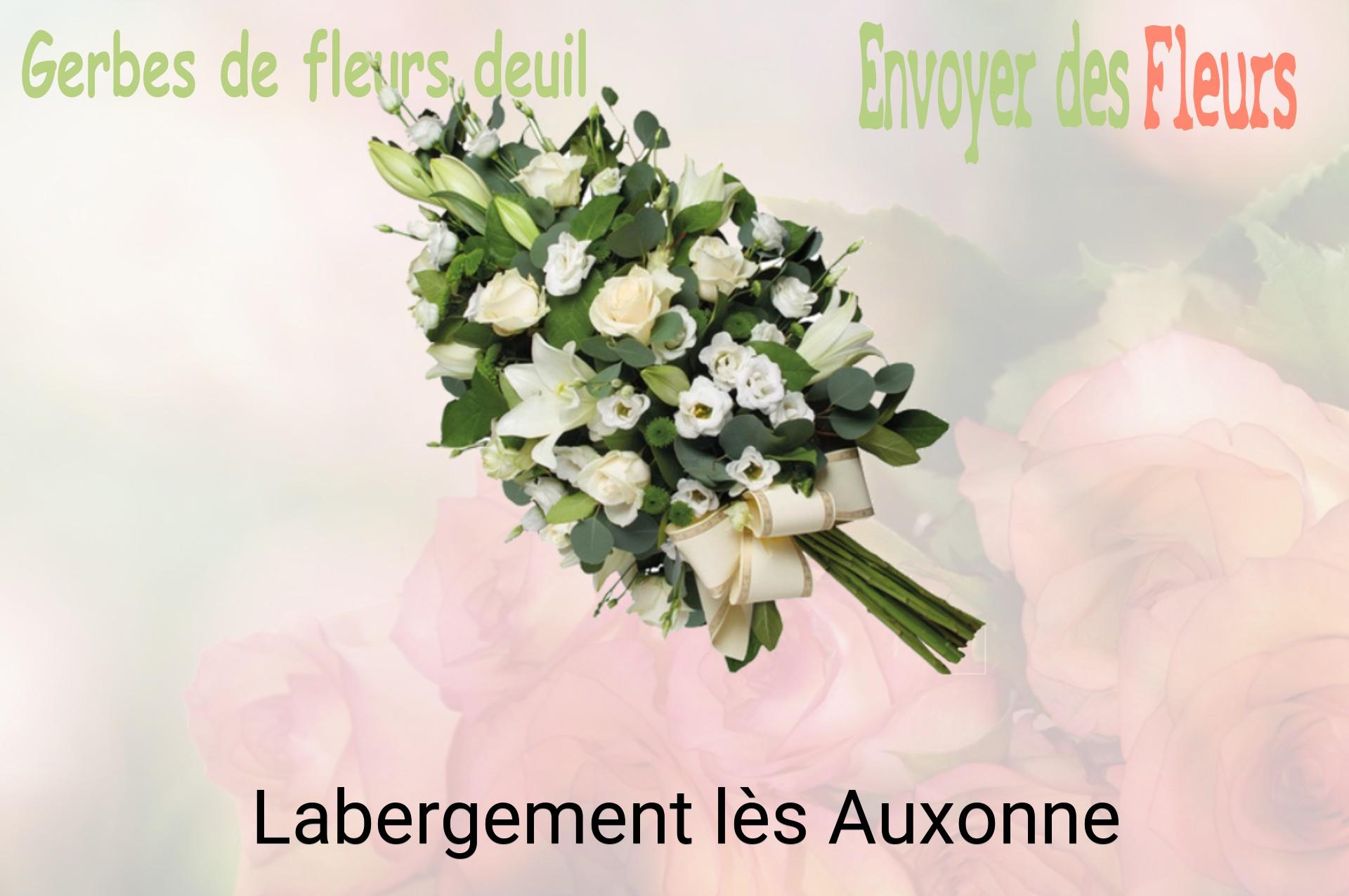Gerbe de fleurs de deuil livrée à Labergement-lès-Auxonne